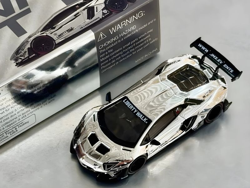 LBWK Lamborghini Aventador Chrome Edition