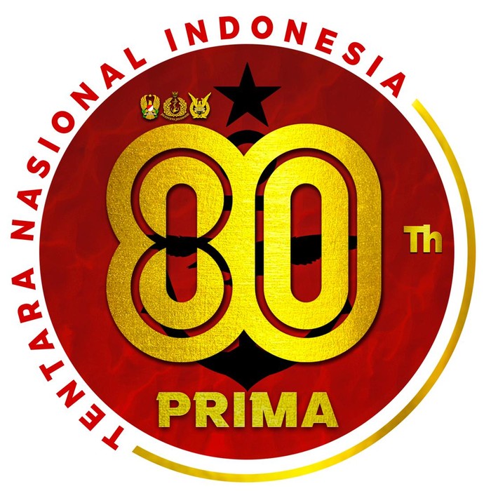 Logo HUT ke-80 TNI