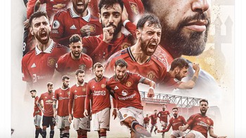 Bruno Fernandes mencetak total 100 gol untuk MU. Foto: X.com