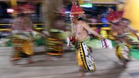 Erau Adat Kutai sendiri dikenal sebagai salah satu agenda budaya terbesar di Kalimantan Timur, yang rutin digelar setiap tahun. ANTARA FOTO/M Risyal Hidayat