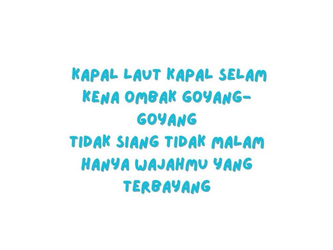 Pantun untuk Gebetan