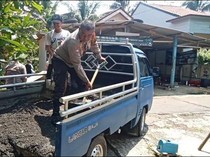 Polresta Banyumas Beri Bantuan ke Warga Ajibarang yang Rumahnya Ambruk