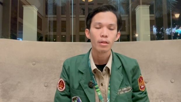 Presiden Fakultas Hukum Universitas Muslim Indonesia, Muhammad Adam Rifki mengaku mendapatkan wawasan luas terkait isu lingkungan hidup di Green Leadership Academy, Pekanbaru, Riau, Sabtu (20/9/2025).