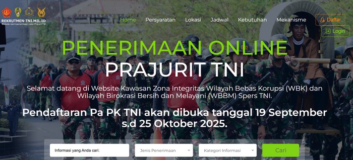 REKRTUMEN TNI 2025.