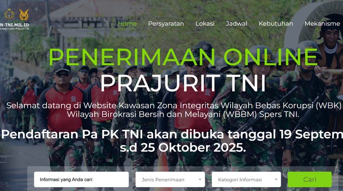 REKRTUMEN TNI 2025.