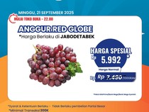 Merapat! Beli Anggur di Transmart Full Day Sale Murah Meriah