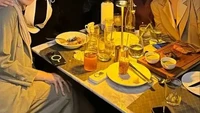 Dalam momen makan bersama geng Cendol ini, Tya Ariestya tampak berpose dengan Shireen Sungkar, Nagita Slavina, Titi Kamal, hingga Aurel Hermansyah. Foto: Instagram/@tya_ariestya