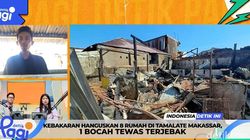 Video: Kebakaran Hanguskan 8 Rumah di Tamalate Makassar, 1 Bocah Tewas Terjebak