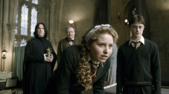 Jessie Cave bermain sebagai Lavender Brown dalam beberapa film Harry Potter, termasuk ‘Harry Potter and the Half-Blood Prince’. Kini ia lebih aktif sebagai kreator konten yang juga bergabung di OnlyFans. Foto: Dok. Warner Bros