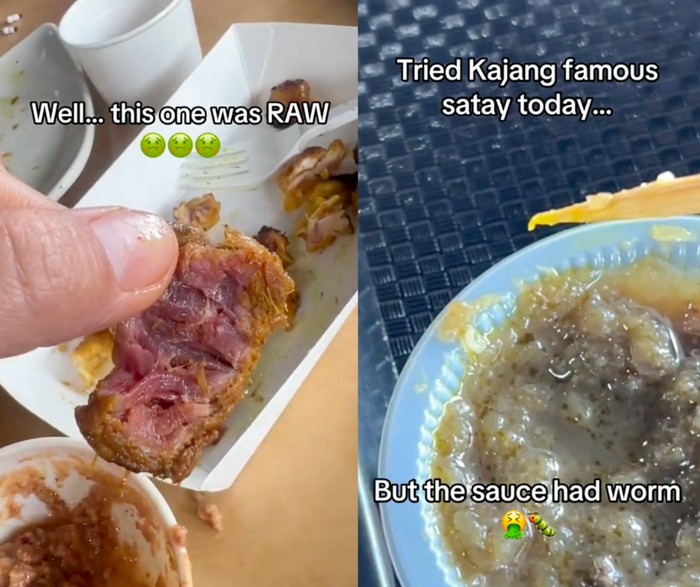 Kacau! Sate di Gerai Ini Dagingnya Mentah dan Ada Belatung di Bumbunya