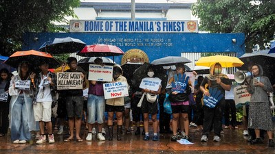 Keluarga Tahanan Demo 21 September Tuntut Pembebasan di Manila