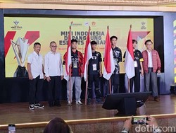 Kemenpora dan PB ESI Lepas Tim Indonesia ke FFWS SEA 2025 Fall Thailand