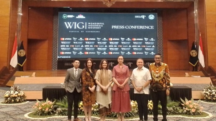 Konferensi pers program Kementerian Pariwisata Wonderful Indonesia Gourmet