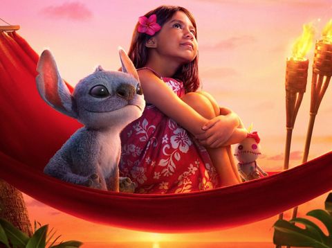 Cuplikan adegan di film Lilo and Stitch (2025).
