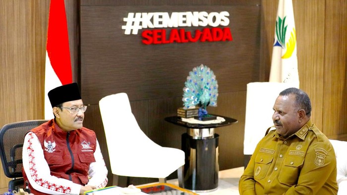 Mensos Temui Wagub Papua Pegunungan