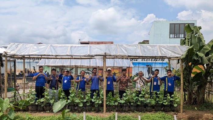 Pelatihan  budidaya buah melon di Lapas Kelas IIA Purwokerto.