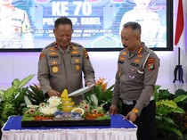 Polda Babel Rayakan HUT Polantas Ke-70, Minta Petugas Humanis