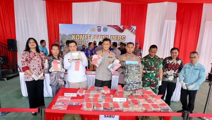 Polda Kalteng Gagalkan Penyelundupan Narkoba