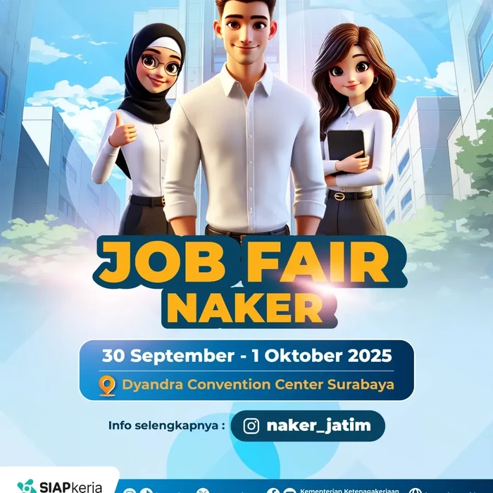 Poster Job Fair Jatim 2025