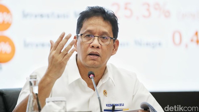 Ekspresi Menteri Keuangan Purbaya Yudhi Sadewa