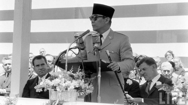 Presiden Soekarno saat Sidang PBB
