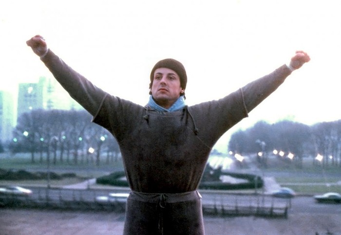 Cuplikan salah satu adegan ikonik di film Rocky.