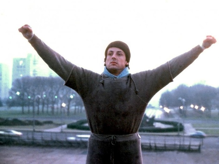 Cuplikan salah satu adegan ikonik di film Rocky.