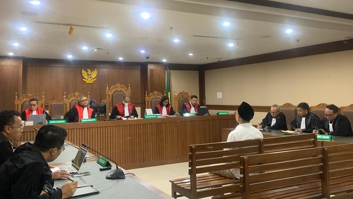 Sidang mantan Direktur Komersial PT Perusahaan Gas Negara (PGN), Danny Praditya (Mulia/detikcom)