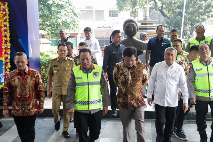 Syukuran hari lalu lintas Bhayangkara ke-70 (Andika-detikcom)