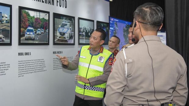 Syukuran hari lalu lintas Bhayangkara ke-70 (Andika-detikcom)