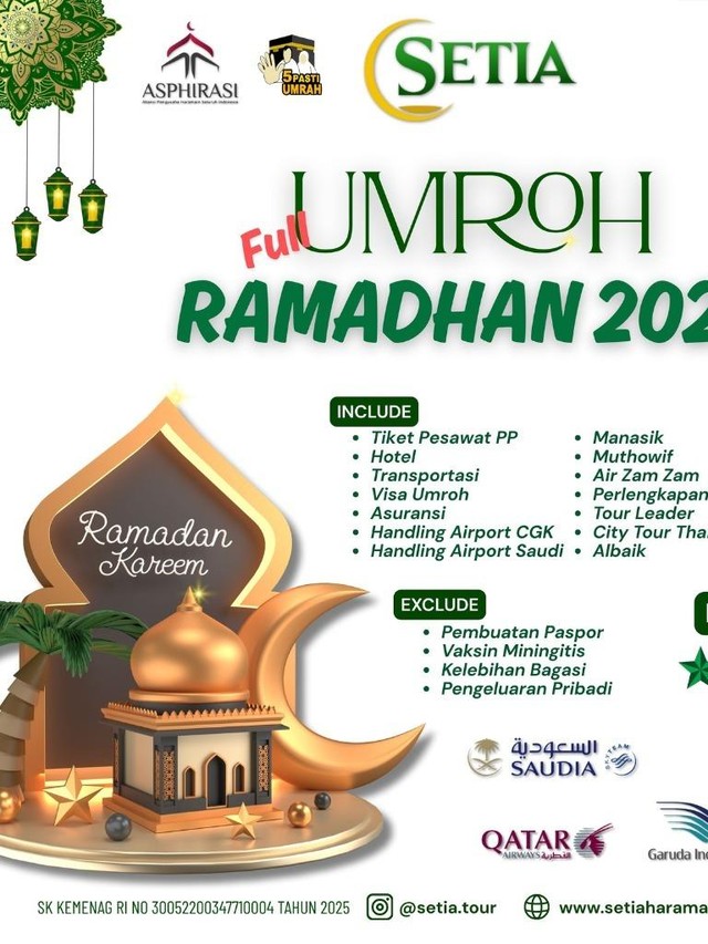 Raih Keberkahan Full Ramadhan di Tanah Suci: Umroh Ramadhan 30 Hari 2026 Mulai 39,8 Juta!
