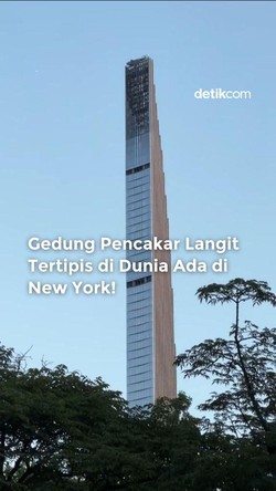 Video: Gedung Pencakar Langit Tertipis Dunia Ada di New York