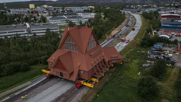 Gereja Kiruna Kyrka di Swedia