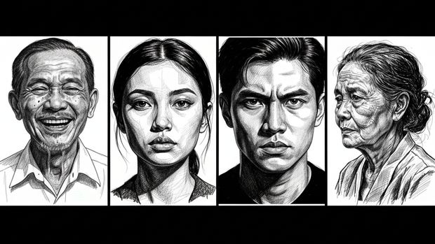 Ilustrasi poster ulang tahun (Seluruh gambar yang disajikan dalam artikel ini bukanlah visual asli, melainkan kreasi visual yang sepenuhnya dihasilkan oleh kecerdasan buatan Gemini AI).
