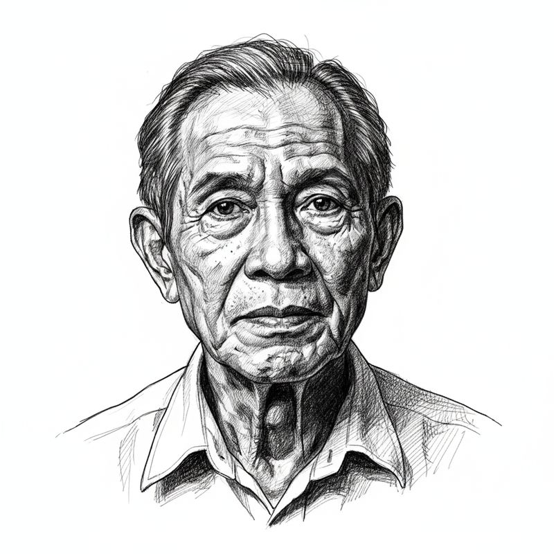 Ilustrasi sketsa hitam putih. (Seluruh gambar yang disajikan dalam artikel ini bukanlah visual asli, melainkan kreasi visual yang sepenuhnya dihasilkan oleh kecerdasan buatan Gemini AI).