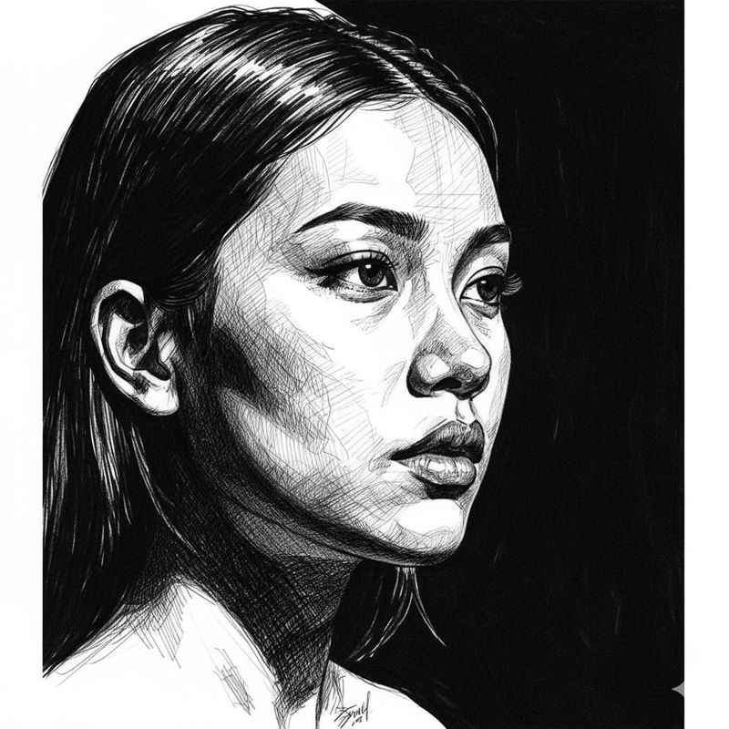 Ilustrasi sketsa hitam putih. (Seluruh gambar yang disajikan dalam artikel ini bukanlah visual asli, melainkan kreasi visual yang sepenuhnya dihasilkan oleh kecerdasan buatan Gemini AI).
