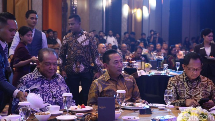 Kapolri Jenderal Listyo Sigit Prabowo menghadiri malam puncak penganugerahan Adhyaksa Awards 2025. (dok. Detikcom)