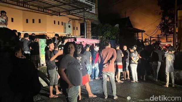 Kebakaran hebat di Parepare hanguskan 5 rumah dan tewaskan 2 orang. Ardiansyah/detikSulsel