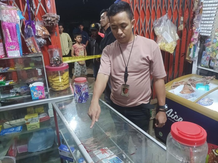 Lokasi percobaan perampokan toko kelontong di Kubu Raya.