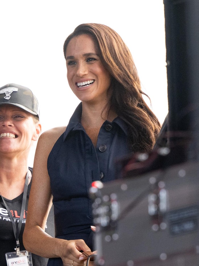 CARPINTERIA, CALIFORNIA - SEPTEMBER 20: Meghan Markle, Duchess of Sussex, attends the One805LIVE! 2025 concert benefiting first responders on September 20, 2025 in Carpinteria, California. (Photo by Scott Dudelson/Getty Images for ABA)