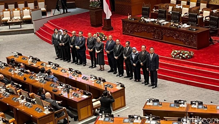 Paripurna DPR RI, Selasa (23/9/2025), menyetujui 9 hakim agung dan 1 hakim ad hoc HAM di Mahkamah Agung (MA).