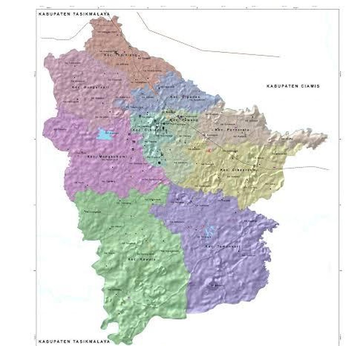 Peta Kota Tasikmalaya
