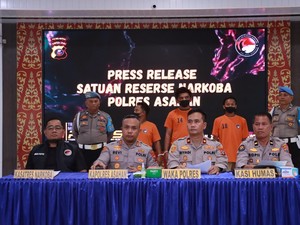Kapal Bawa 18 Kg Sabu-Ekstasi di Tanjungbalai Diamankan, 3 Pelaku Ditangkap