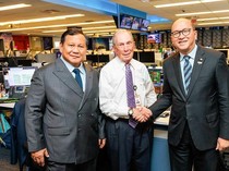 Bos Bloomberg Makan Siang Bareng Prabowo di Istana, Bahas Hal Ini