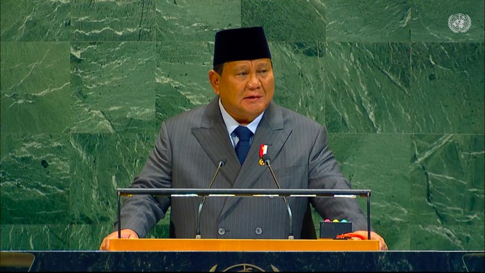 Presiden Prabowo Subianto sampaikan pidato di KTT PBB soal Palestina