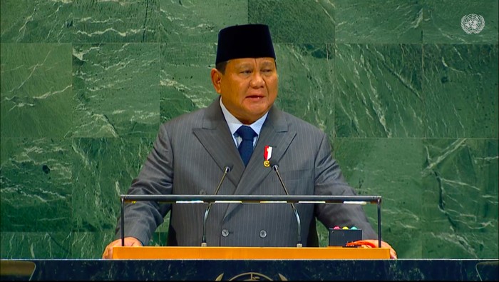 Presiden Prabowo Subianto sampaikan pidato di KTT PBB soal Palestina