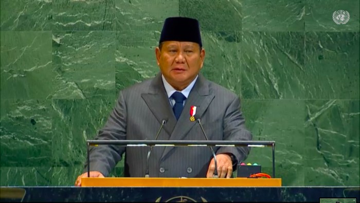 Presiden Prabowo Subianto sampaikan pidato di KTT PBB soal Palestina