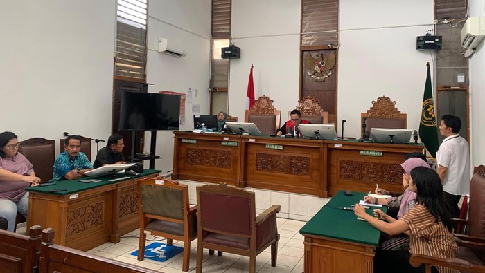 Sidang putusan praperadilan Bambang Rudijanto Tanoesoedibjo (Mulia/detikcom)