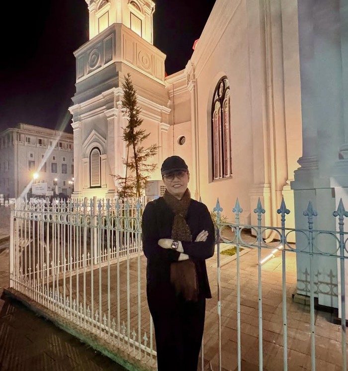Sri Mulyani Liburan di Kota Lama, Semarang, Jawa Tengah