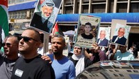 Aksi damai ini juga menjadi bentuk harapan agar dukungan negara-negara Barat mampu membuka jalan menuju berdirinya negara Palestina yang merdeka dan berdaulat. REUTERS/Raneen Sawafta